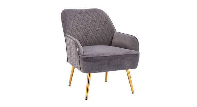Ellie Accent Chair in Yellow Colour (Grey) by Urban Ladder - Front View Design 1 - 854550