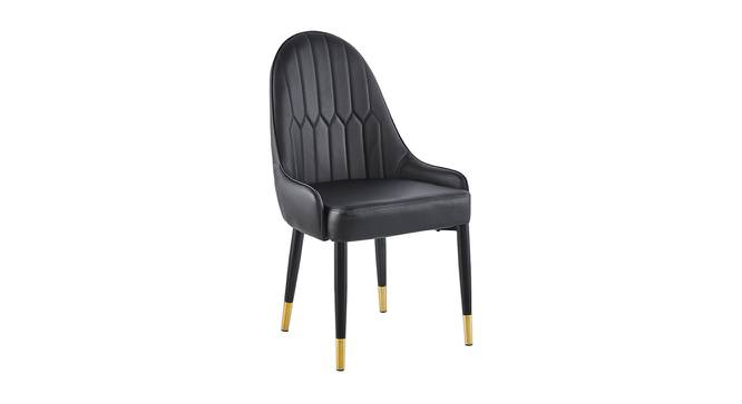 Danaja Accent Chair in Cream & Orange Colour Set 2 (Black) by Urban Ladder - Front View Design 1 - 854555
