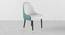 Danaja Accent Chair in Cream & Orange Colour Set 2 (Cream & Blue) by Urban Ladder - Front View Design 1 - 854557