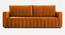 Beliss 3 Seater Pull Out Sofa Cum Bed ith storage In Orange Colour (Orange) by Urban Ladder - Design 1 Side View - 854565