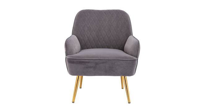 Ellie Accent Chair in Yellow Colour (Grey) by Urban Ladder - Design 1 Side View - 854588