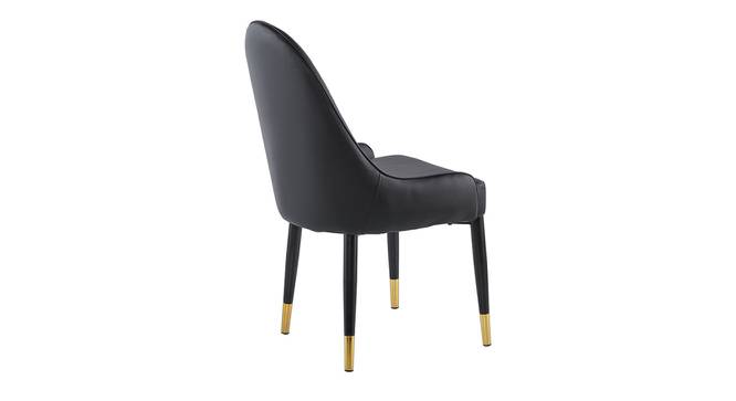 Danaja Accent Chair in Cream & Orange Colour Set 2 (Black) by Urban Ladder - Design 1 Side View - 854592