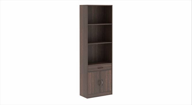 Seonn Engineered Wood Bookshelf in Wenge Finish - RRV-000310 (Brown Finish) by Urban Ladder - - 