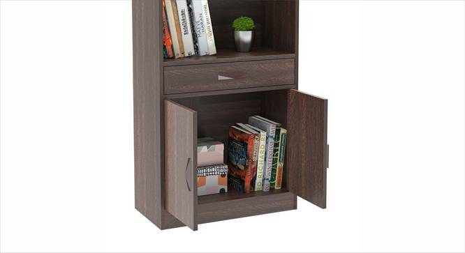 Seonn Engineered Wood Bookshelf in Wenge Finish - RRV-000310 (Brown Finish) by Urban Ladder - - 