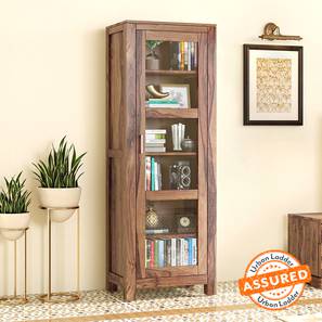 Bookshelf In Greater Noida Design Murano Solid Wood Bookshelf/Display Unit (Teak Finish)