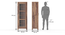 Murano Solid Wood Bookshelf/Display Unit (Teak Finish) by Urban Ladder - Dimension Design 1 - 854806