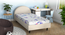 Beddy Nest Single Kids/Bunk Bed Natural Coir Latex Mattress with Free Waterproof Protector (4 in Mattress Thickness (in Inches), 72 x 36 in Mattress Size) by Urban Ladder - - 