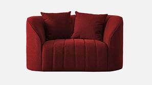 Baiwang Fabric Sofa (Maroon)