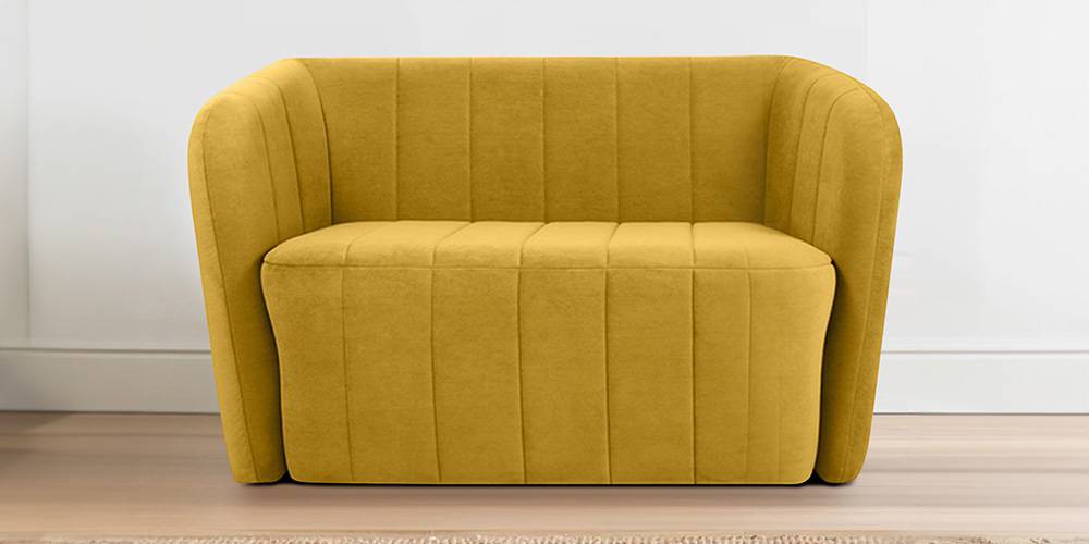Candler Fabric Sofa (Yellow) by Urban Ladder - - 