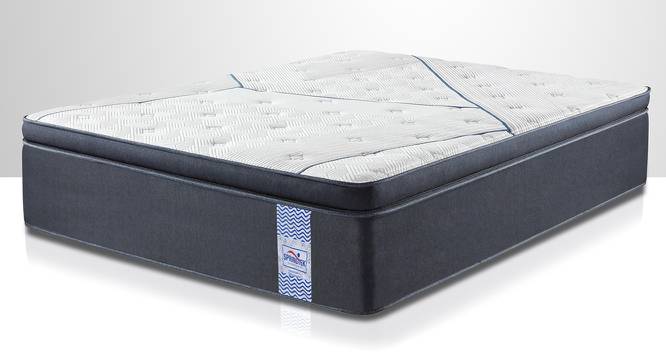 Euro Top Luxe Memory Foam Double Size Pocket Spring Mattress (6 in Mattress Thickness (in Inches), 75 x 48 in Mattress Size, Double) by Urban Ladder - - 