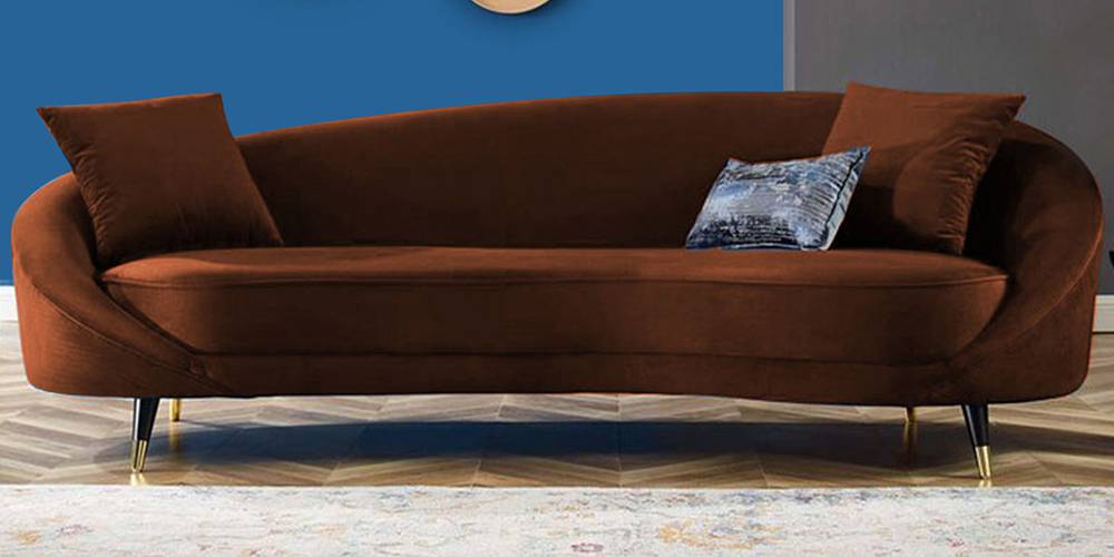 Corpen Fabric Sofa (Brown) by Urban Ladder - - 