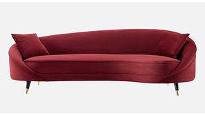 Corpen Fabric Sofa (Maroon)