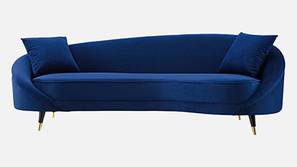Corpen Fabric Sofa (Navy Blue)
