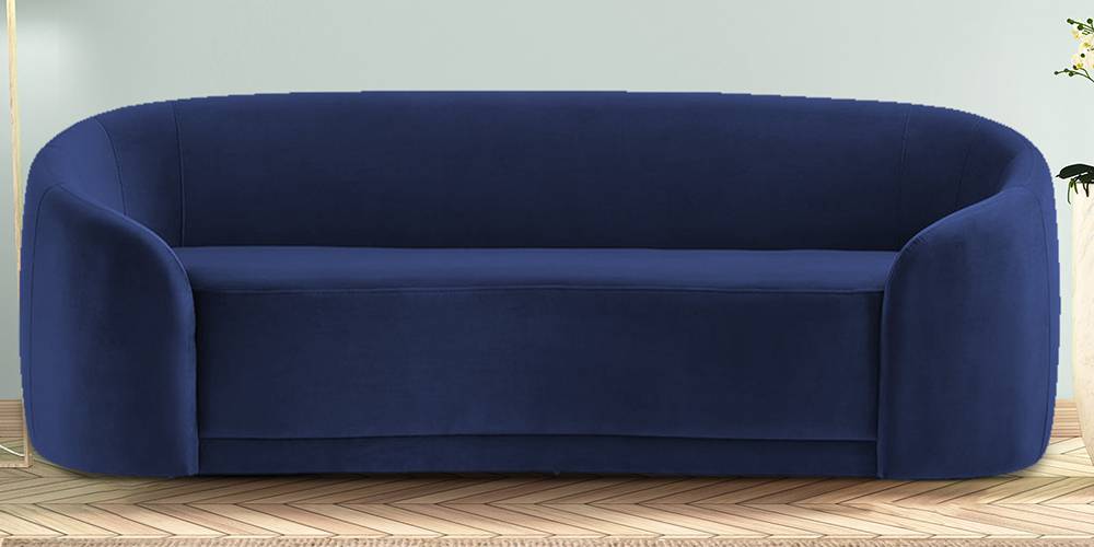 Cubba Fabric Sofa (Navy Blue) by Urban Ladder - - 