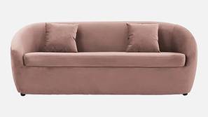 Davis Fabric Sofa (Pink)