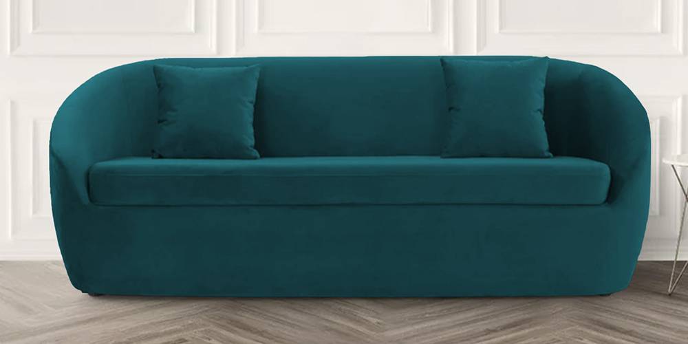 Davis Fabric Sofa (Teal Blue) by Urban Ladder - - 