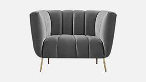 Grace Fabric Sofa (Grey)