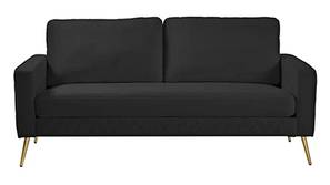Hilda Fabric Sofa (Black)