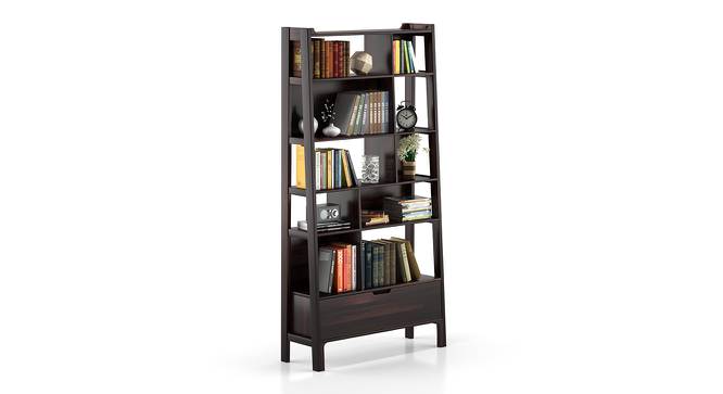 Alberto Solid Wood Bookshelf/Display Unit (Mahogany Finish) by Urban Ladder - - 