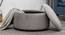 Loofy Ottoman with Strage Color in Black (Grey) by Urban Ladder - Ground View Design 1 - 855954