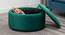 Loofy Ottoman with Strage Color in Black (Green) by Urban Ladder - Ground View Design 1 - 855955