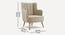 Lerrot Accent chair Velvet in Beige Color (Beige) by Urban Ladder - Rear View Design 1 - 856005