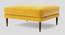 Kalmar  Ottoman Color in Dark Grey (Yellow) by Urban Ladder - Front View Design 1 - 856029