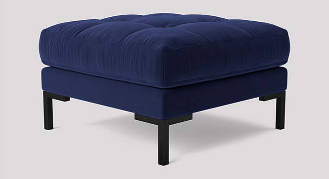 Lano Ottoman Color in Dark Grey (Navy Blue) by Urban Ladder - Front View Design 1 - 856046
