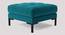 Lano Ottoman Color in Dark Grey (Teal Blue) by Urban Ladder - Front View Design 1 - 856049