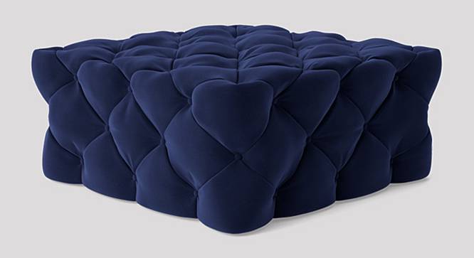 Winston Ottoman Color in T Blue (Navy Blue) by Urban Ladder - Front View Design 1 - 856068