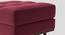 Berlo Ottoman Color in Dark Grey (Maroon) by Urban Ladder - Ground View Design 1 - 856069
