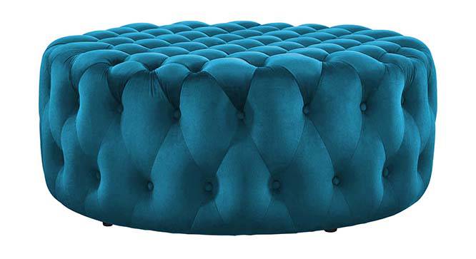 Kolden Ottoman Color in Maroon (Teal Blue) by Urban Ladder - Front View Design 1 - 856073
