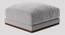 Denvar Ottoman Color in T Blue (Grey) by Urban Ladder - Front View Design 1 - 856083
