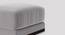 Alesun Ottoman Color in Black (Grey) by Urban Ladder - Ground View Design 1 - 856087