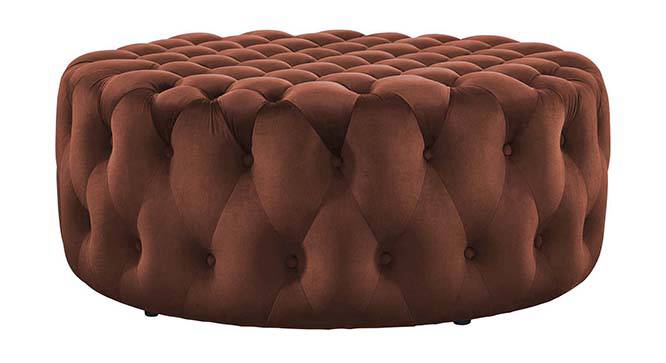 Kolden Ottoman Color in Maroon (Brown) by Urban Ladder - Front View Design 1 - 856093