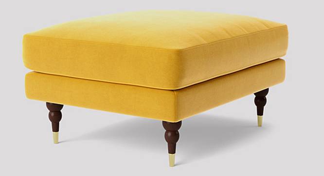 Charlbury Ottoman Color in T Blue (Yellow) by Urban Ladder - Front View Design 1 - 856094