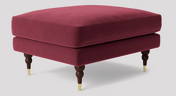 Charlbury Ottoman Color in T Blue (Maroon) by Urban Ladder - Front View Design 1 - 856098