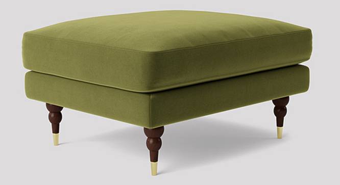 Charlbury Ottoman Color in T Blue (Mint Green) by Urban Ladder - Front View Design 1 - 856101