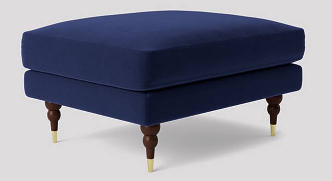 Charlbury Ottoman Color in T Blue (Navy Blue) by Urban Ladder - Front View Design 1 - 856103