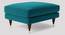 Charlbury Ottoman Color in T Blue (Teal Blue) by Urban Ladder - Front View Design 1 - 856105