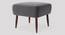 Billie Ottoman Color in Black (Black) by Urban Ladder - Front View Design 1 - 856123