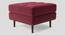 Berlo Ottoman Color in Dark Grey (Maroon) by Urban Ladder - Front View Design 1 - 856129
