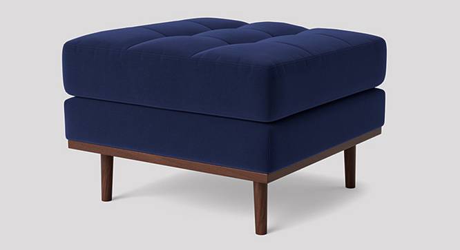 Berlo Ottoman Color in Dark Grey (Navy Blue) by Urban Ladder - Front View Design 1 - 856134