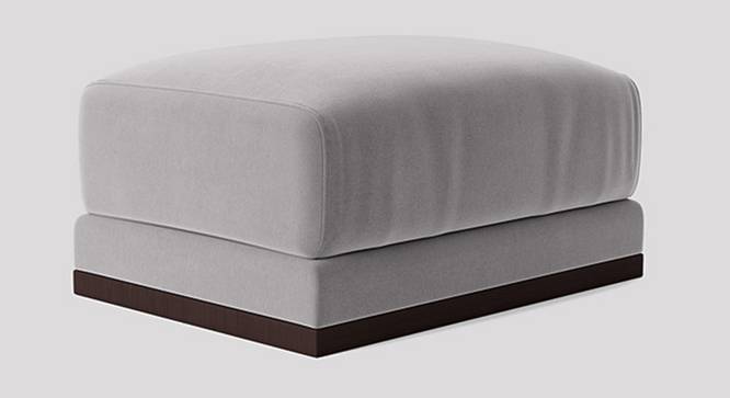 Alesun Ottoman Color in Black (Grey) by Urban Ladder - Front View Design 1 - 856149