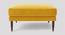 Kalmar  Ottoman Color in Dark Grey (Yellow) by Urban Ladder - Design 1 Side View - 856160