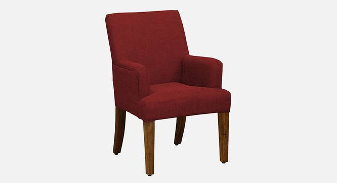 Bertly Accent chair Velvet in Grey Color (Maroon) by Urban Ladder - Front View Design 1 - 856173