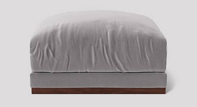 Denvar Ottoman Color in T Blue (Grey) by Urban Ladder - Design 1 Side View - 856185