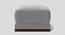 Alesun Ottoman Color in Black (Grey) by Urban Ladder - Rear View Design 1 - 856203