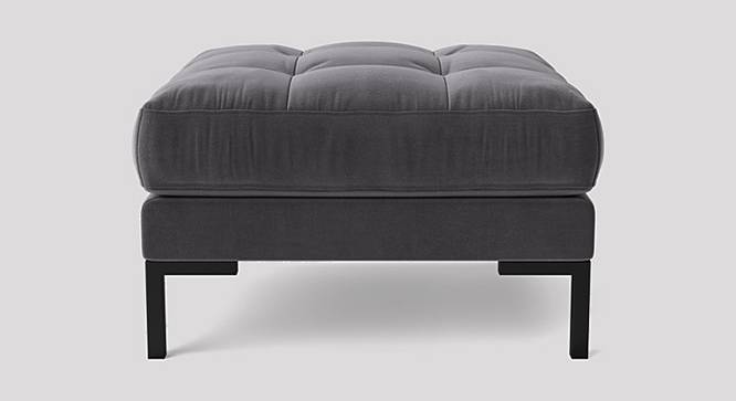 Lano Ottoman Color in Dark Grey (Dark Grey) by Urban Ladder - Design 1 Side View - 856204