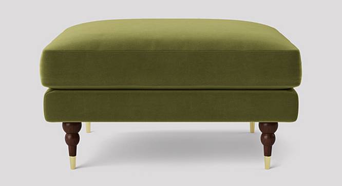 Charlbury Ottoman Color in T Blue (Mint Green) by Urban Ladder - Design 1 Side View - 856208